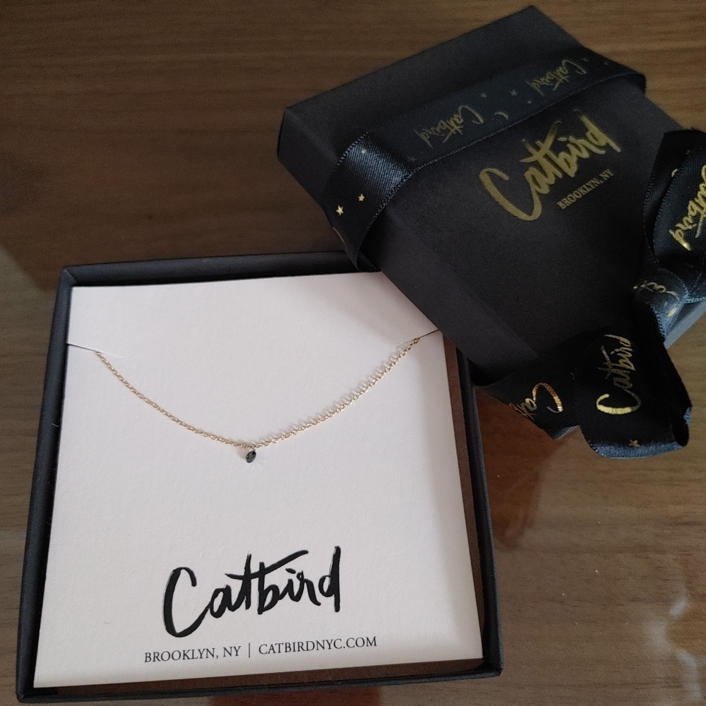 Catbird Black Diamond Pinprick Bracelet